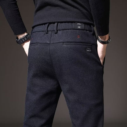 LORVENES Elegant Slim Fit Business Pants