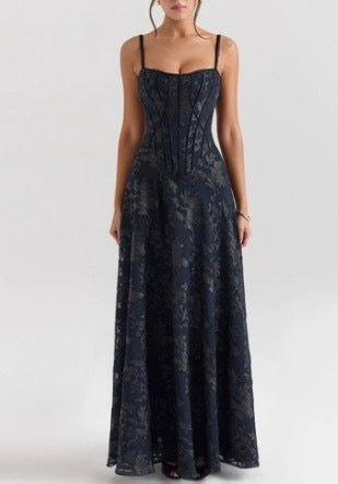 LORVENE Chic Silk Maxi
