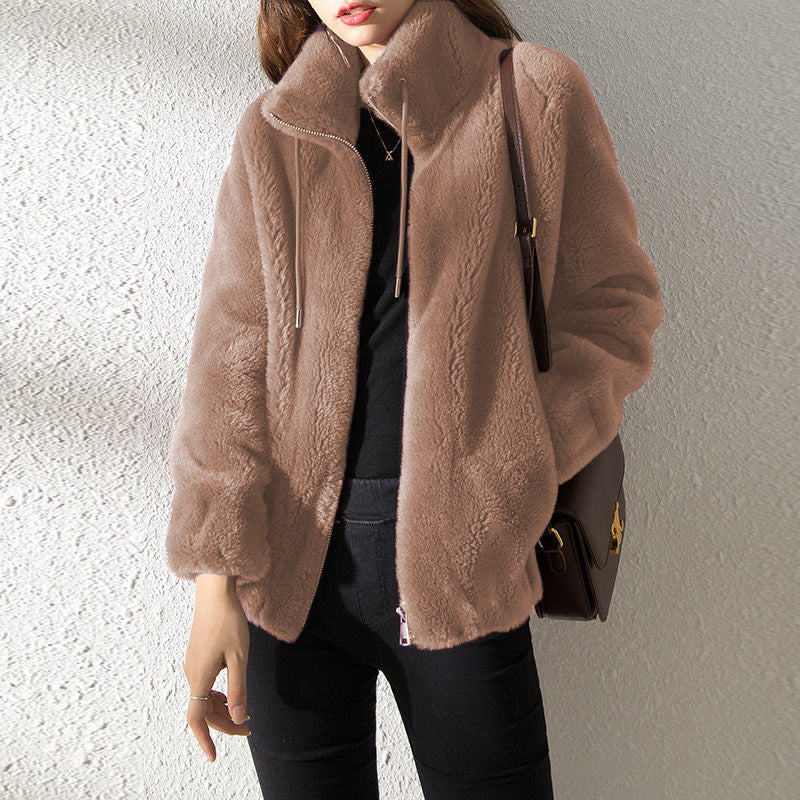 LORVENE Oversized Rib Cardigan