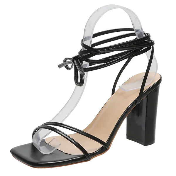 2022 summer large size foreign trade women's shoes sexy square toe straps stiletto high heels cross strap sandals for women cross-border (600x920)