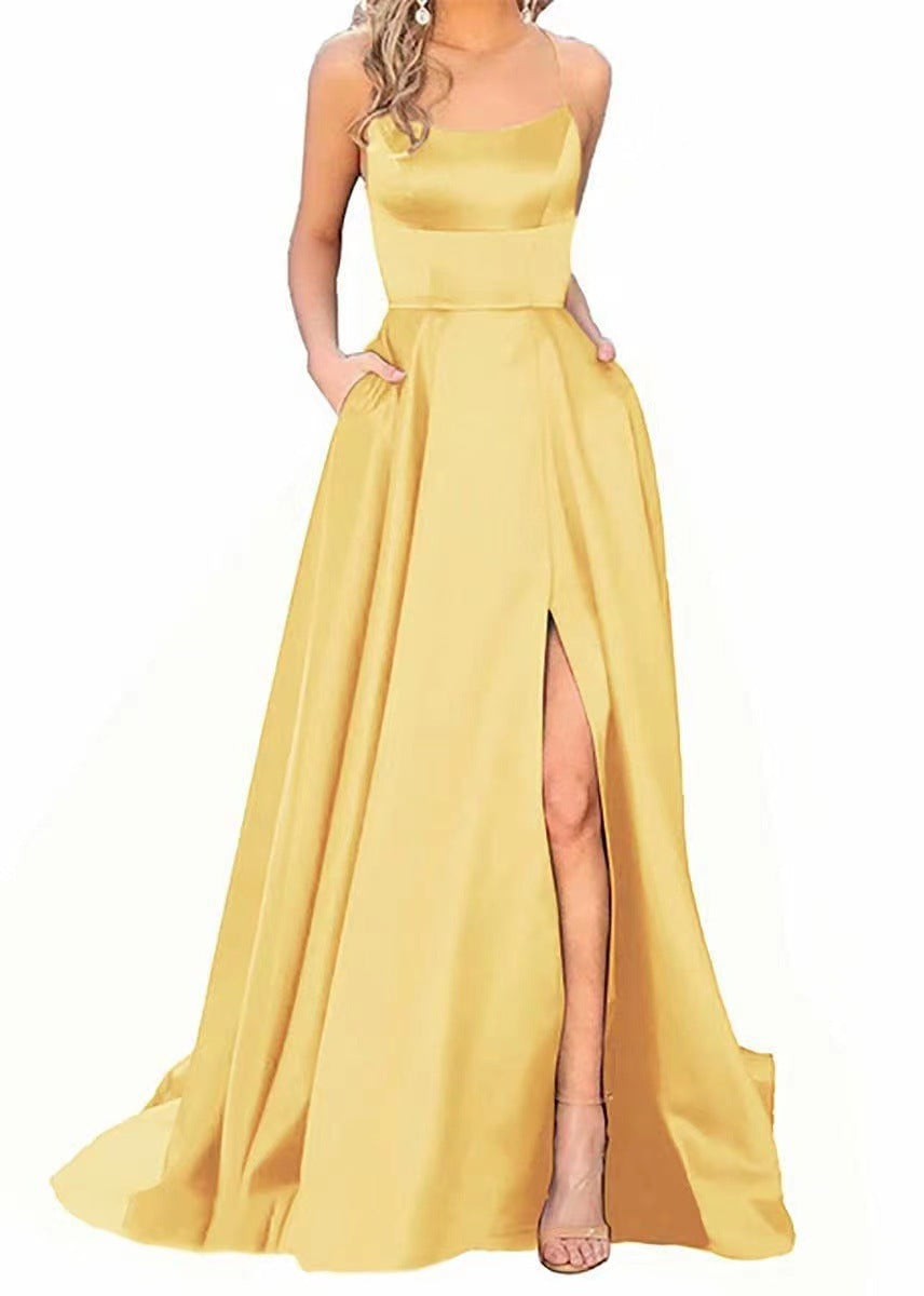 LORVENE Pure Satin Maxi