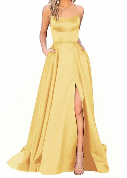 LORVENE Pure Satin Maxi