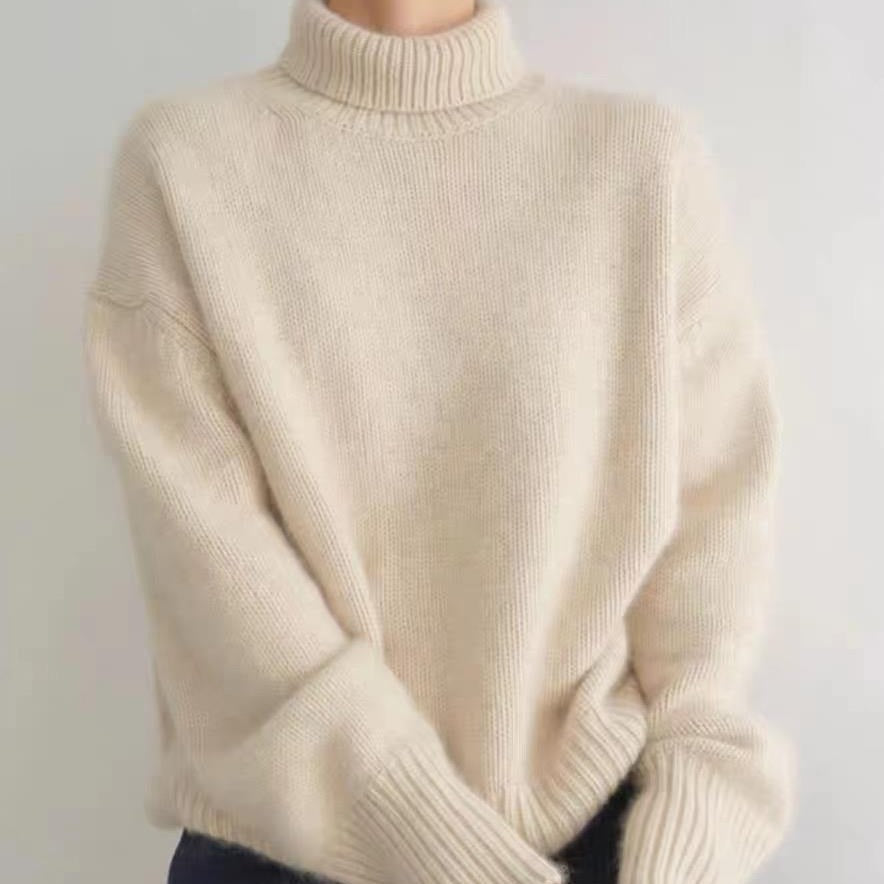 LORVENE Luxe Rib Turtleneck