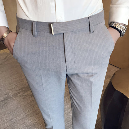 LORVENES Classic Comfort Office Trousers