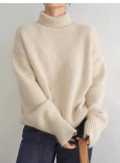 LORVENE Luxe Rib Turtleneck