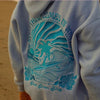 Light blue-embroidery