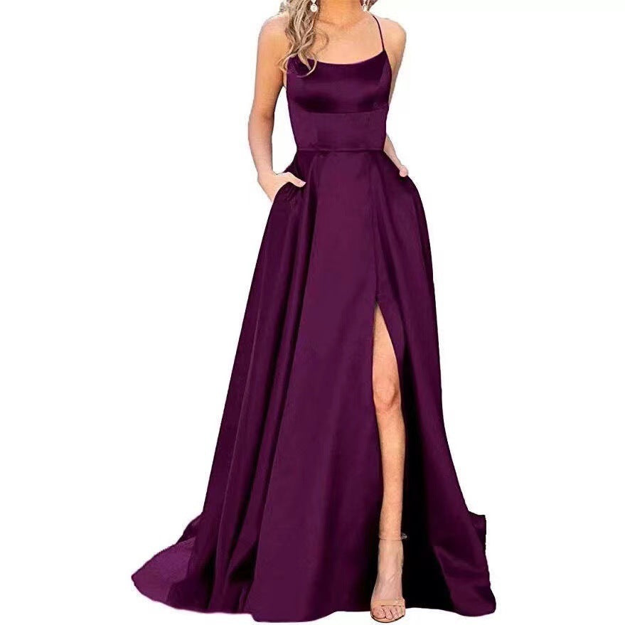 LORVENE Pure Satin Maxi