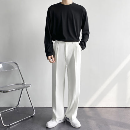 LORVENES Modern Elegant Office Dress Pants
