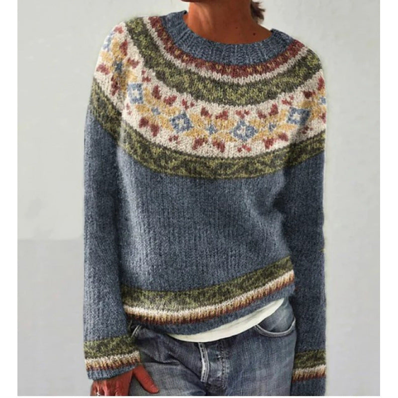 LORVENE Elegant Crewneck Sweater