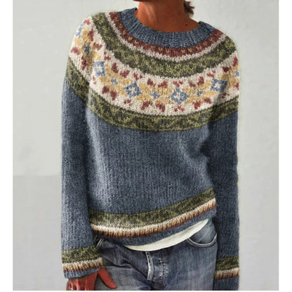 LORVENE Elegant Crewneck Sweater