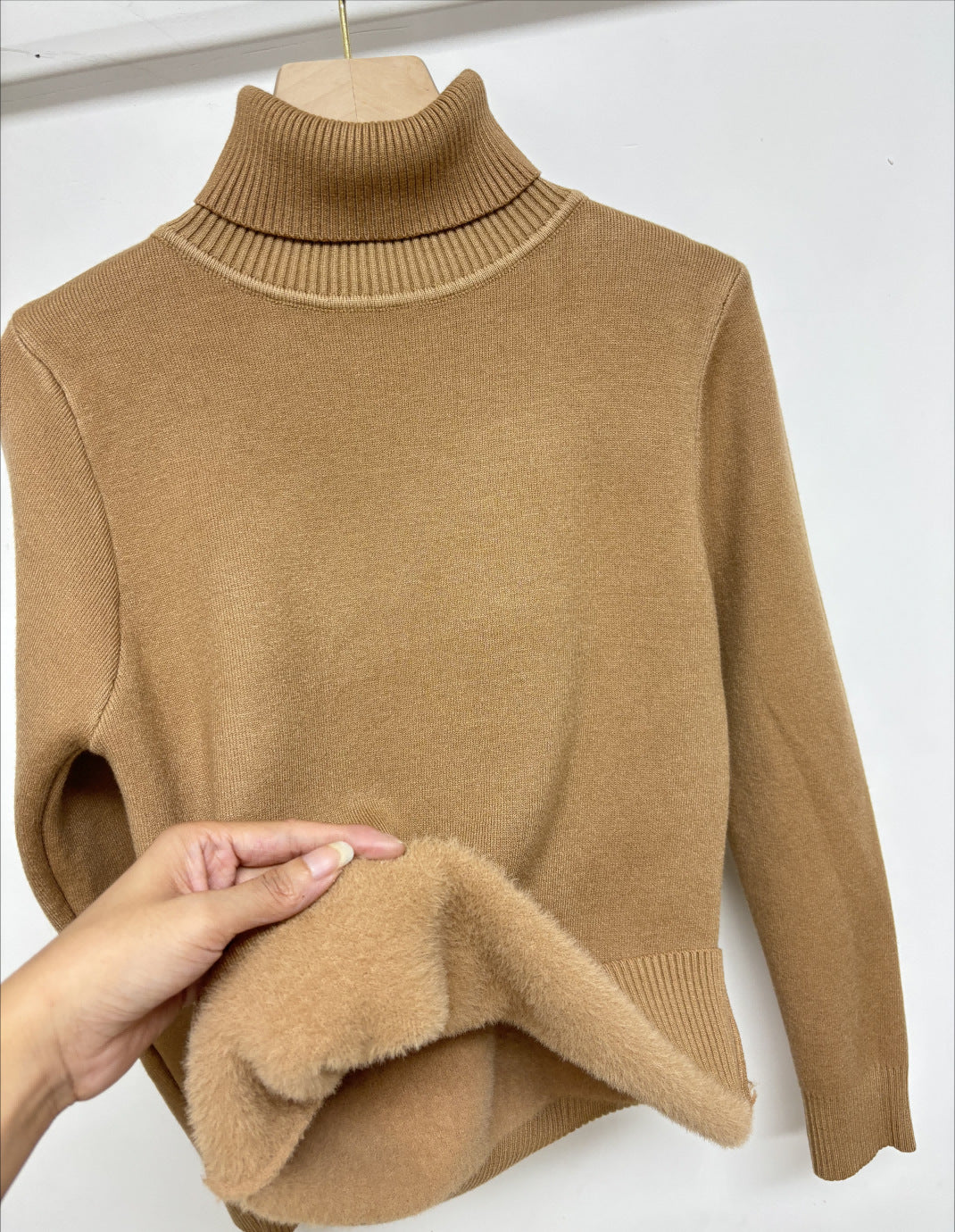 LORVENE Slim Fit High Neck Top