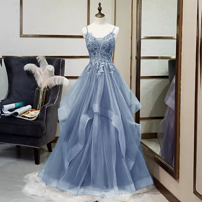 LORVENE Layered Pleated Dress