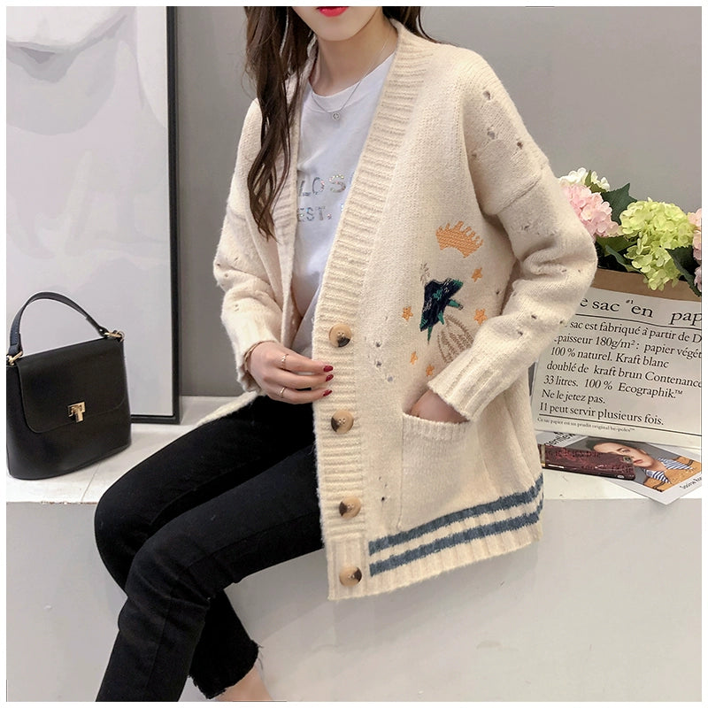 LORVENE Essential Knit Cardigan