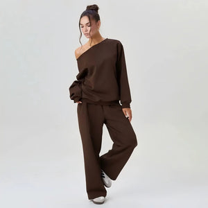 Casual Knit Sweat Set