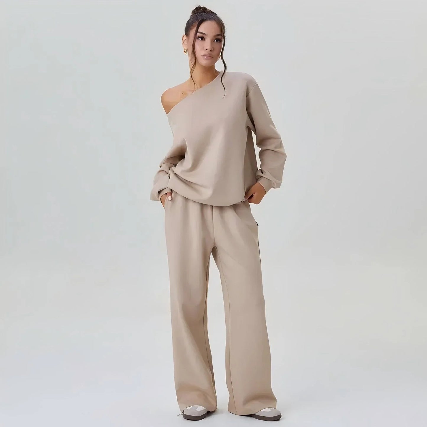 Casual Knit Sweat Set