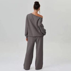 Casual Knit Sweat Set