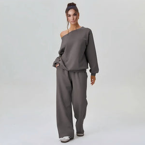 Casual Knit Sweat Set