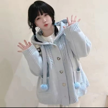 LORVENE Light Layer Knit Cardigan