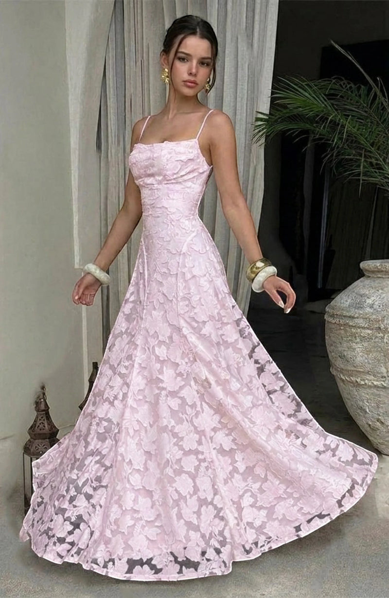 LORVENES sexy flowy bridal dress with elegant design, lightweight fabric, and flowing silhouette perfect for wedding occasions.