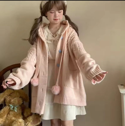 LORVENE Light Layer Knit Cardigan