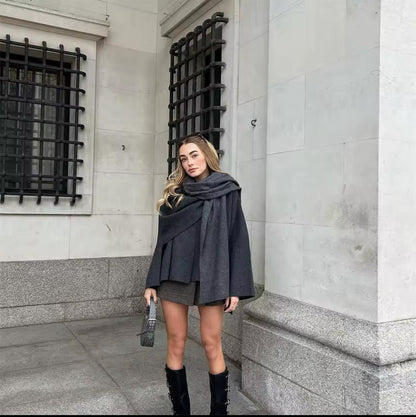 LORVENE Cozy Blanket Shawl