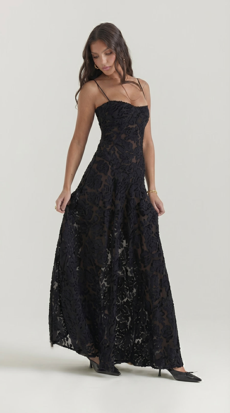 Eis-Hanf-Neckholderkleid