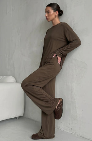 Knit Pajama Lounge Set
