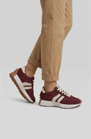 LORVENES Chunky Platform Sneakers in white with thick soles and stylish design, perfect for casual urban wear.
