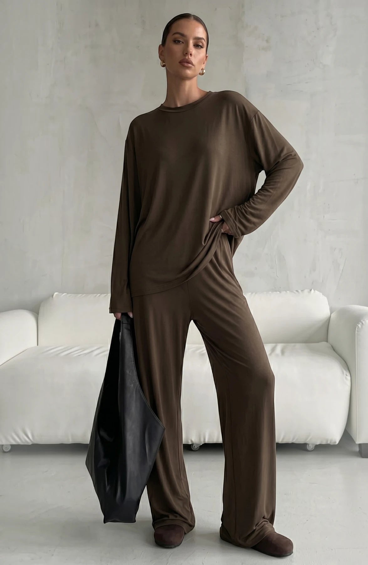 Knit Pajama Lounge Set