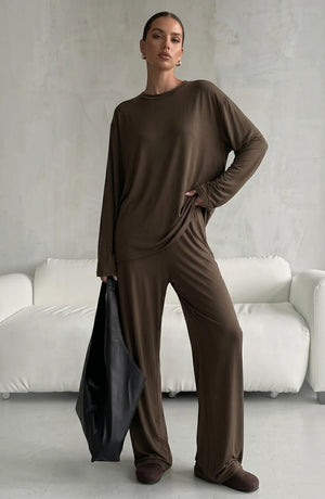 Knit Pajama Lounge Set