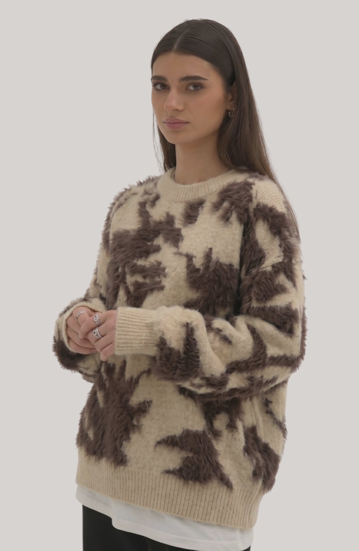 Plush Fur-Blend Sweater