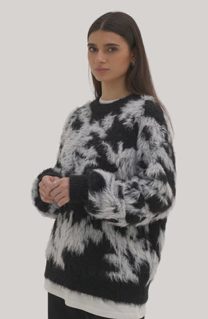 Plush Fur-Blend Sweater