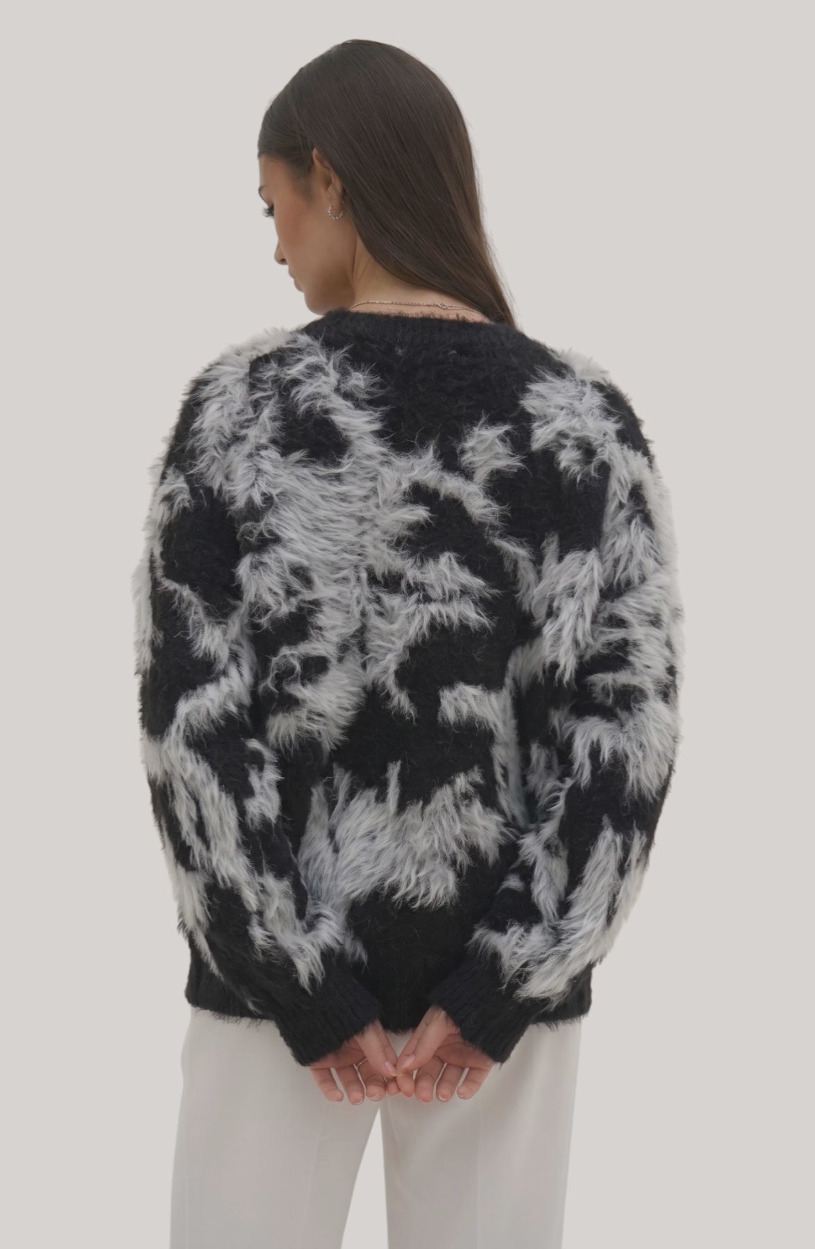 Plush Fur-Blend Sweater