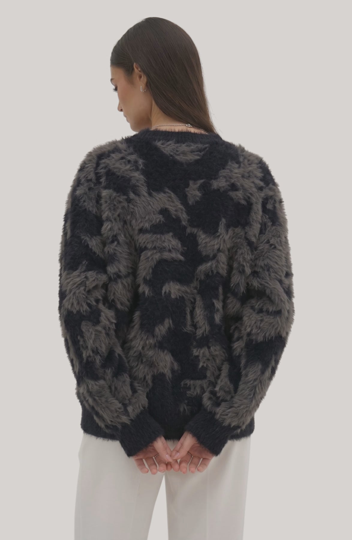 Plush Fur-Blend Sweater