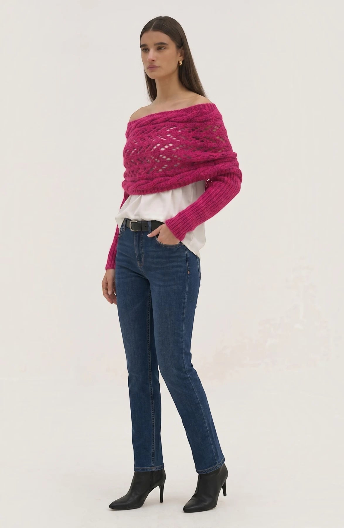 LORVENE Classic Pashmina Wrap in soft, luxurious fabric displayed folded for elegant layering and style.