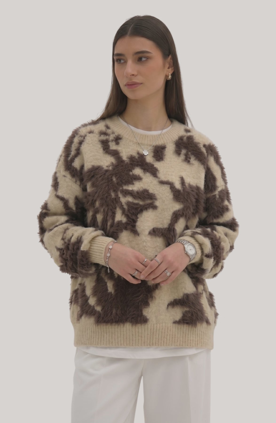 Plush Fur-Blend Sweater