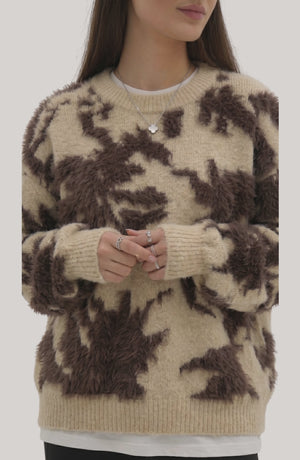 Plush Fur-Blend Sweater