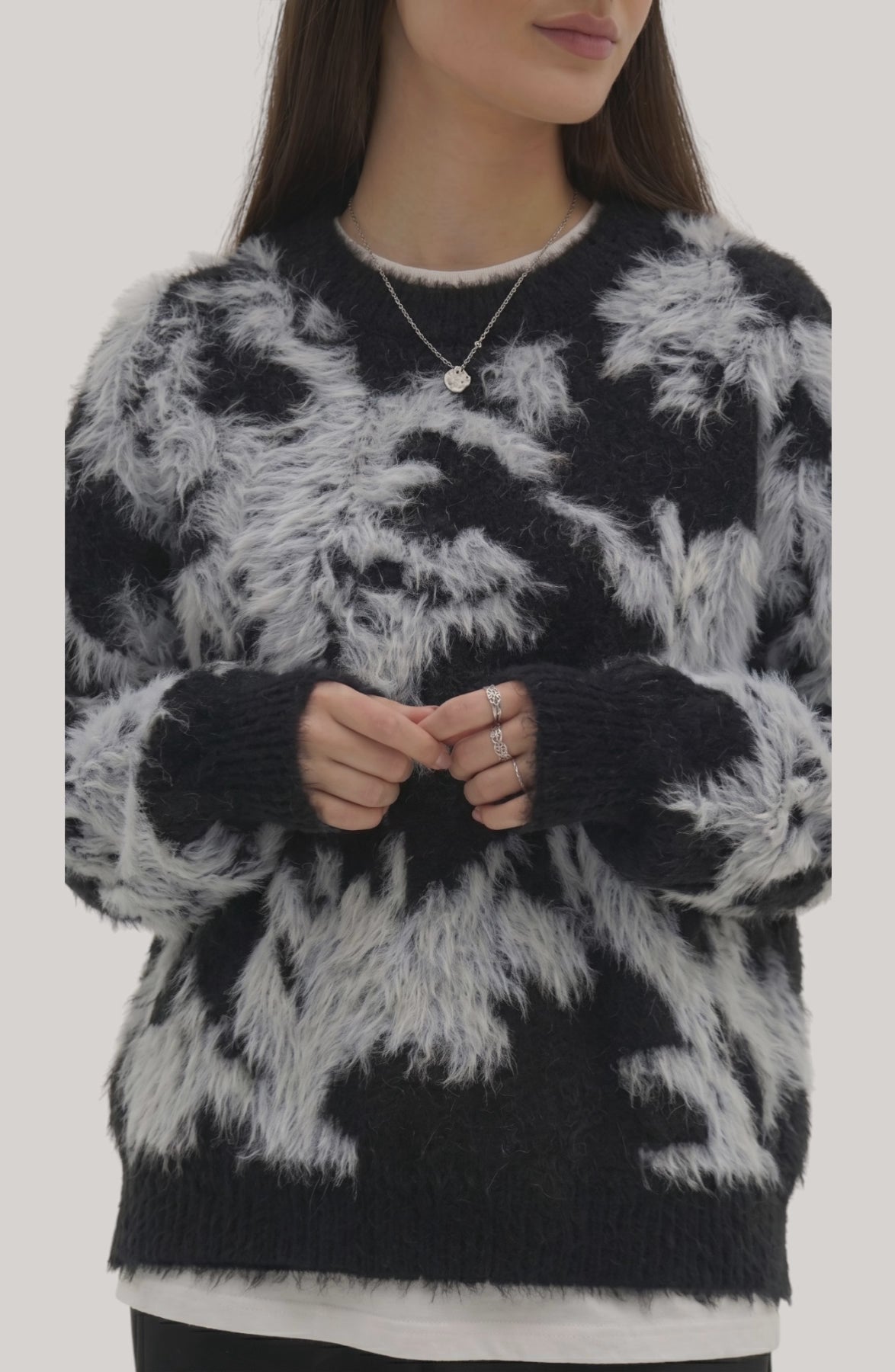 Plush Fur-Blend Sweater