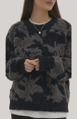Plush Fur-Blend Sweater