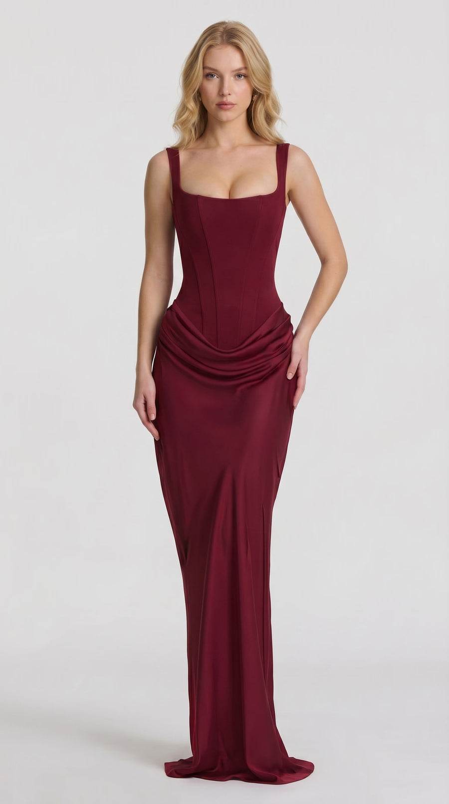 Neckholder Bodycon Maxikleid