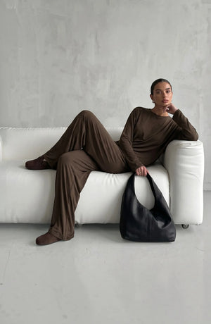 Knit Pajama Lounge Set