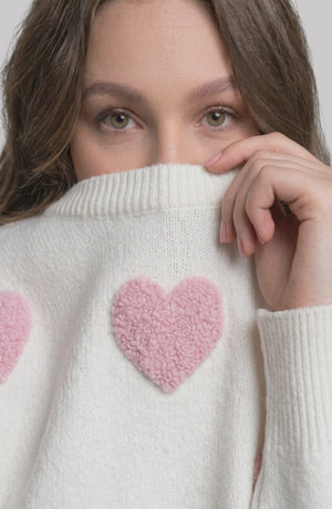LORVENE Luxe Comfort Sweater shown in a bottom right pose, featuring a cozy knit design and relaxed fit in neutral tones.