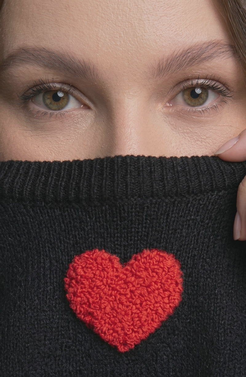 LORVENE Luxe Comfort Sweater shown from the bottom right pose, featuring soft fabric and a relaxed fit in a cozy style.