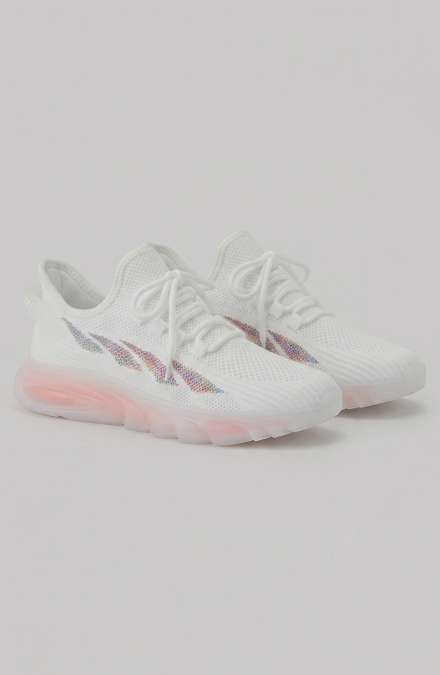 LORVENE Cloud Ease sneakers in a bottom right pose, showcasing the stylish design and comfortable sole of these casual athletic shoes.