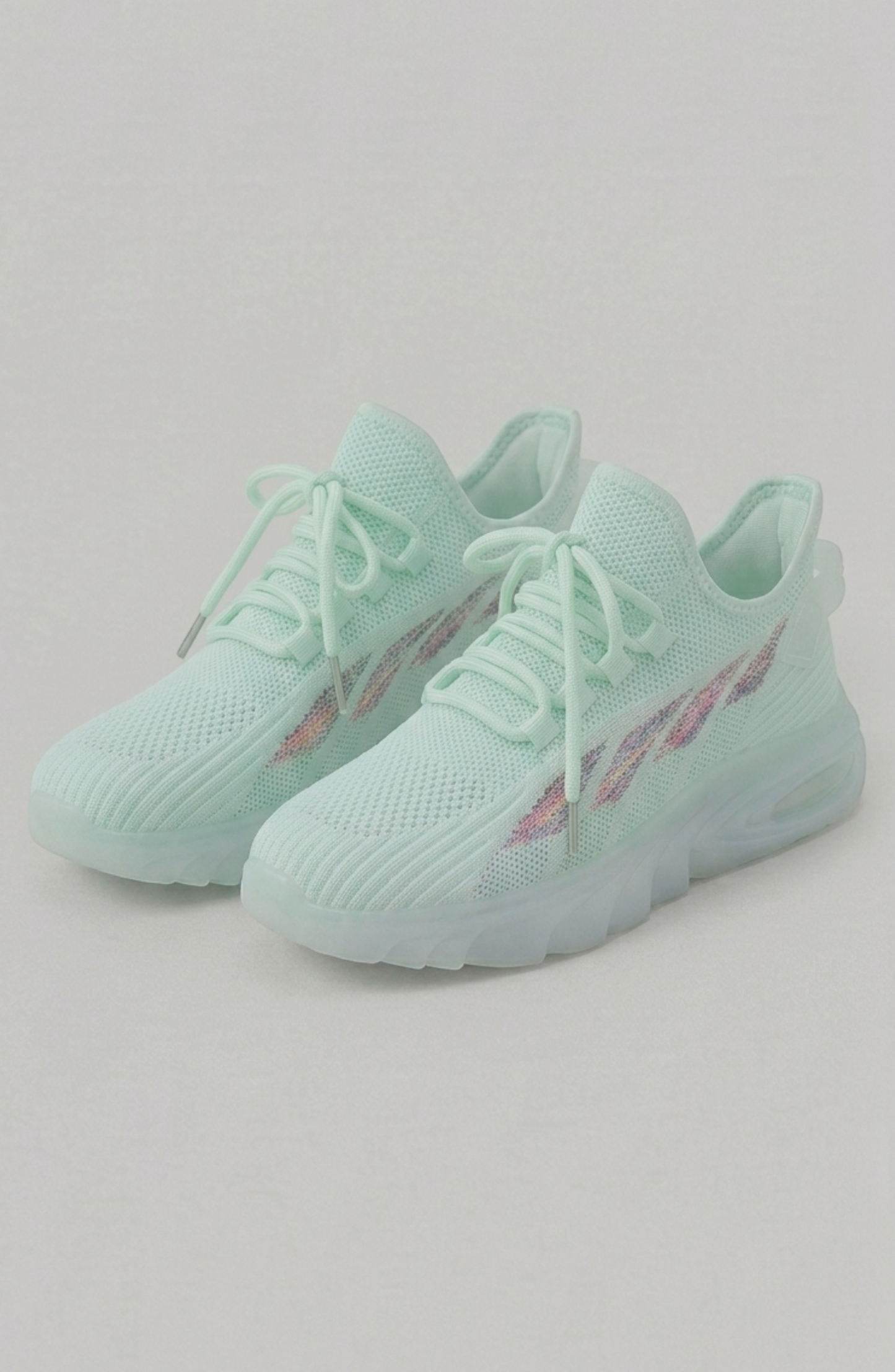 LORVENE Cloud Ease sneakers showing the bottom right side with white soles and sleek navy blue upper, casual athletic style.