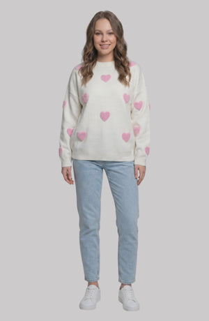 LORVENE Luxe Comfort Sweater in soft fabric, displayed in a top-left pose showing its cozy fit and stylish design.