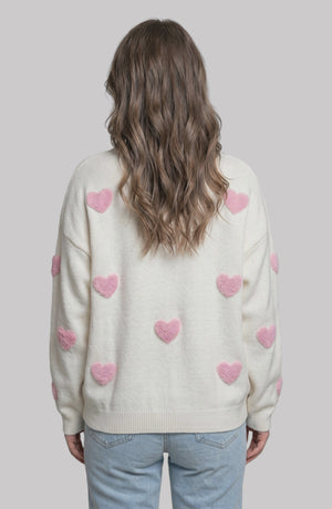 LORVENE Luxe Comfort Sweater in soft fabric, displayed in a top-right pose, showcasing its cozy fit and stylish design.