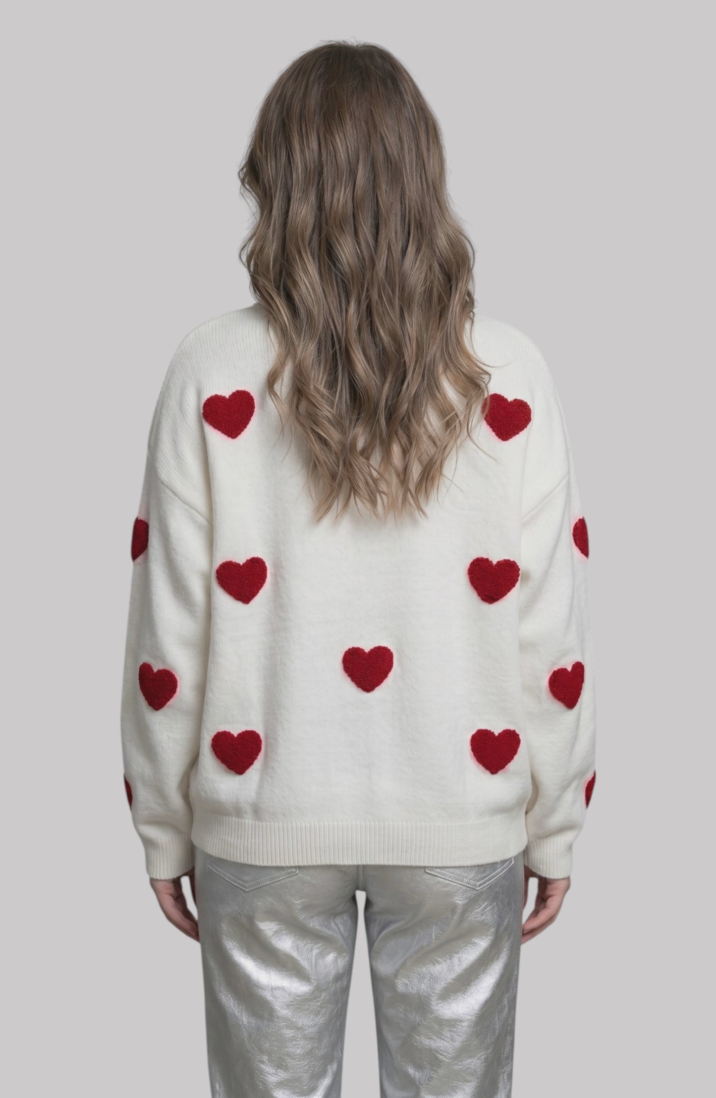LORVENE Luxe Comfort Sweater displayed in a top-right pose, showcasing the soft fabric and stylish fit.