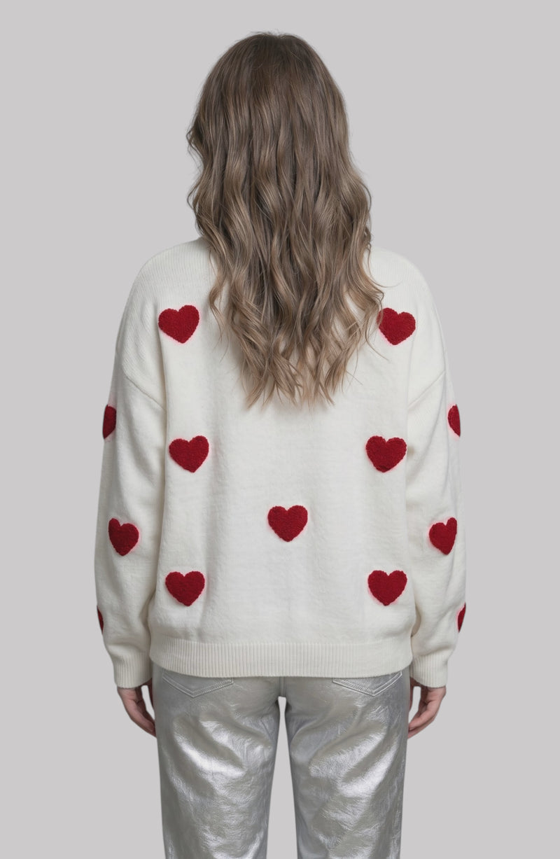 LORVENE Luxe Comfort Sweater displayed in a top-right pose, showcasing the soft fabric and stylish fit.