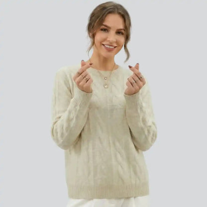 Fine Rib Crew Sweater